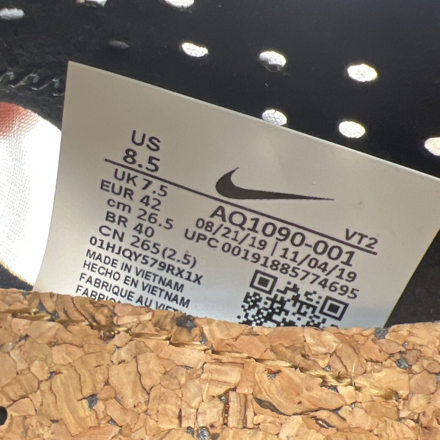 Size 8.5 - Nike React Element 87 Anthracite (AQ1090-001)