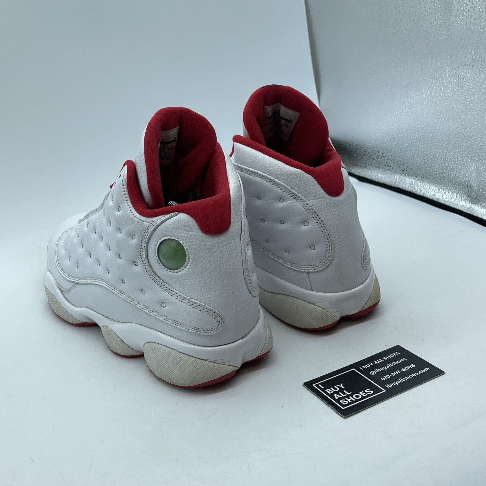 Size 11 - Air Jordan 13 Retro History of Flight White Red Leather (414571-103)