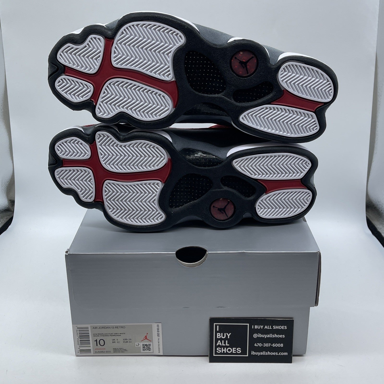 Size 11 - Jordan 13 Red White Grey Leather Suede (DJ5982600)