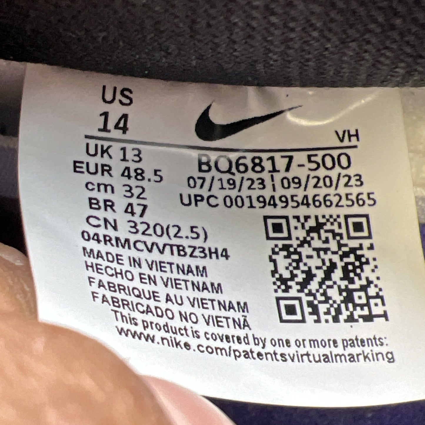 Size 14 - Nike Dunk SB Low Court Purple (BQ6817-500)