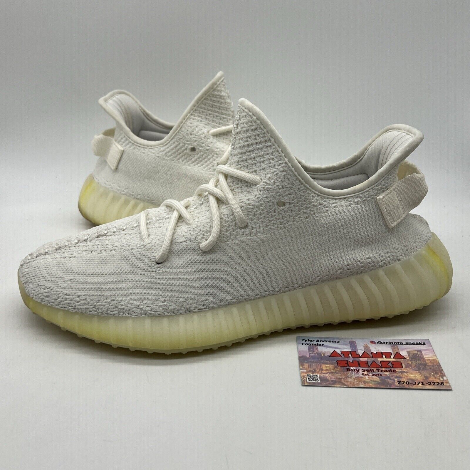 Size 10.5 - adidas Yeezy Boost 350 V2 Low Cream White / Triple White (CP9366)