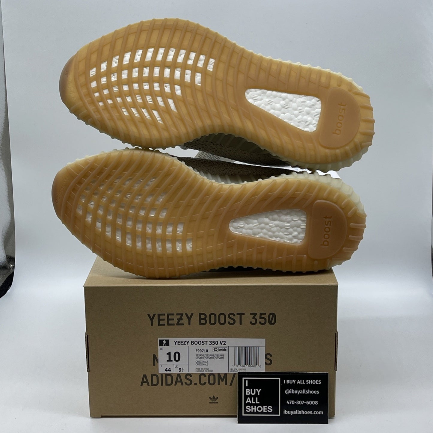 Size 10 - adidas Yeezy Boost 350 V2 Low Sesame Suede (F99710)