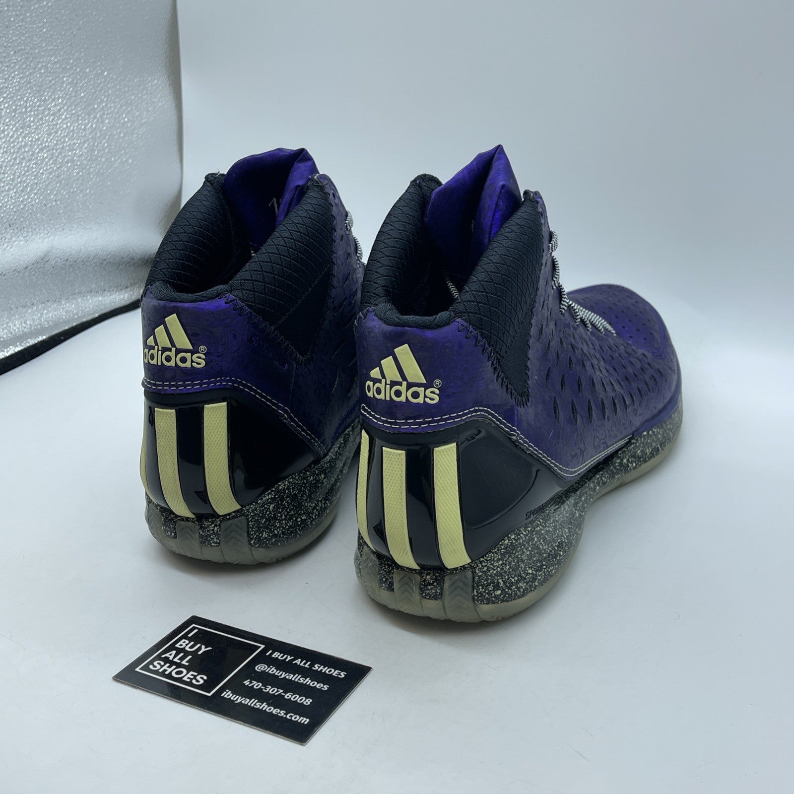 Size 13 - adidas D Rose 3 Night Before Christmas Black Purple (G59648)