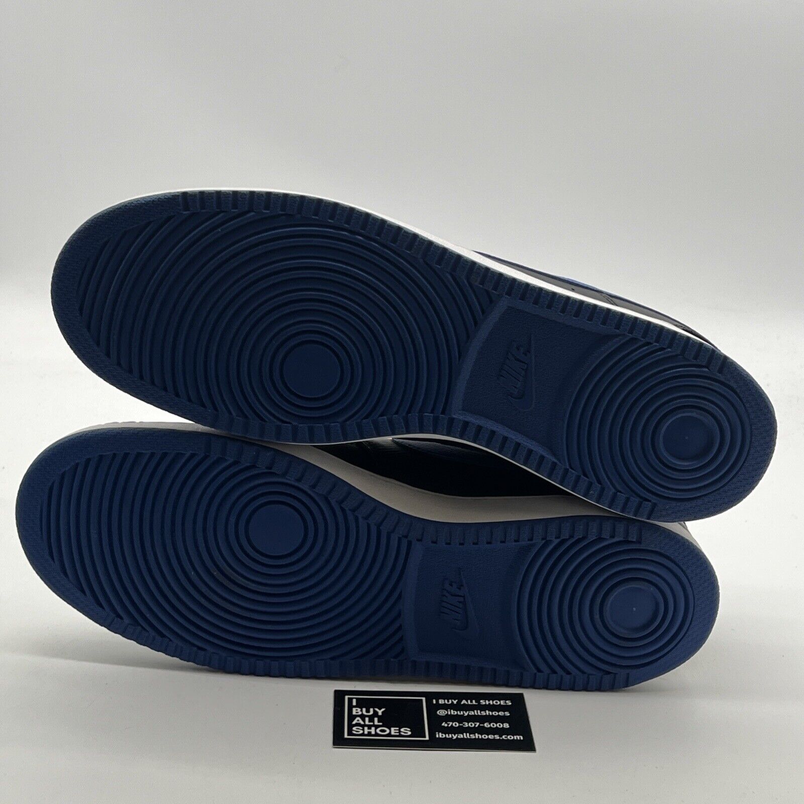 Size 14 - Nike Court Vision Low Black Game Royal (DM8681-001)