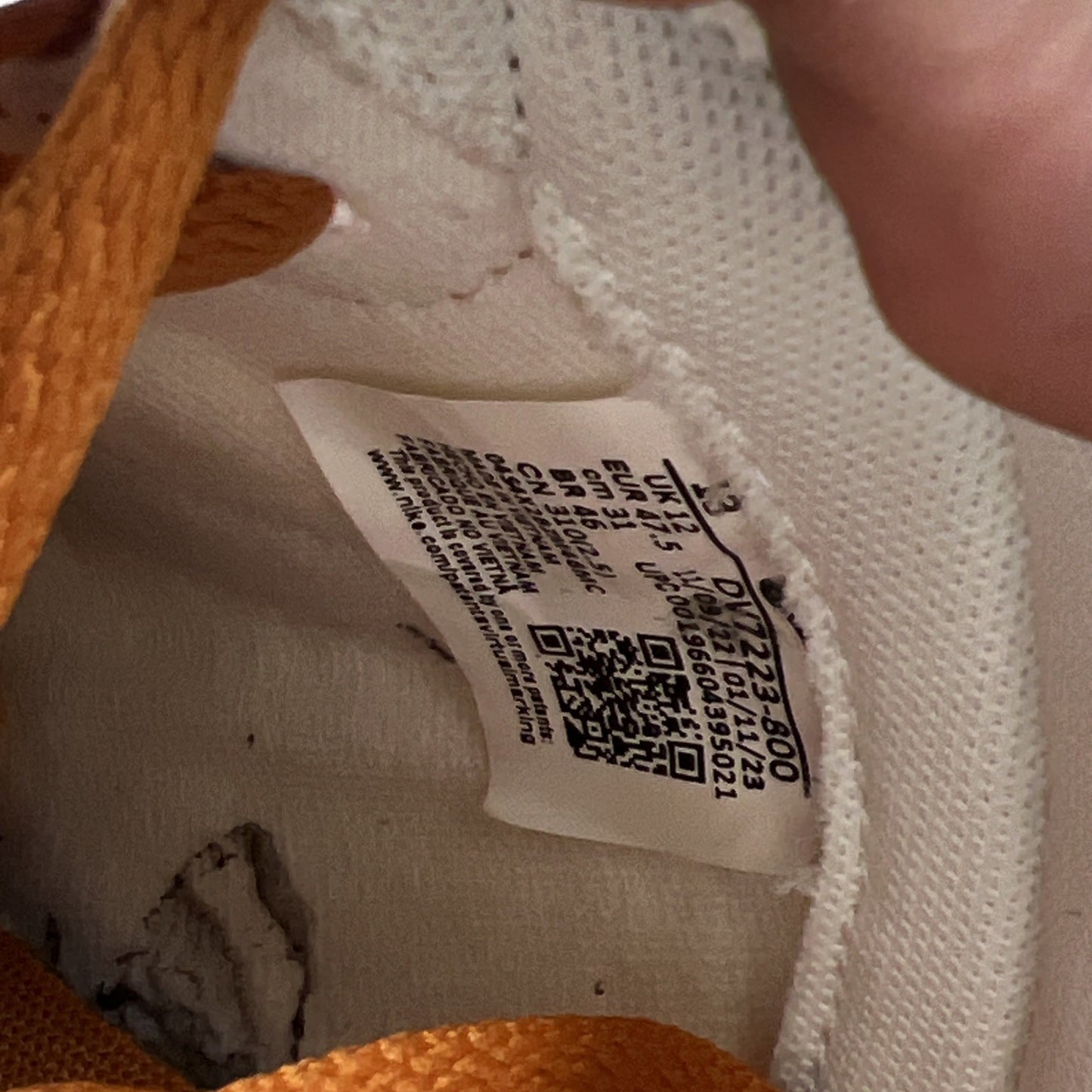Size 13 - Nike Dunk High Monarch Canvas (DV7223-800)
