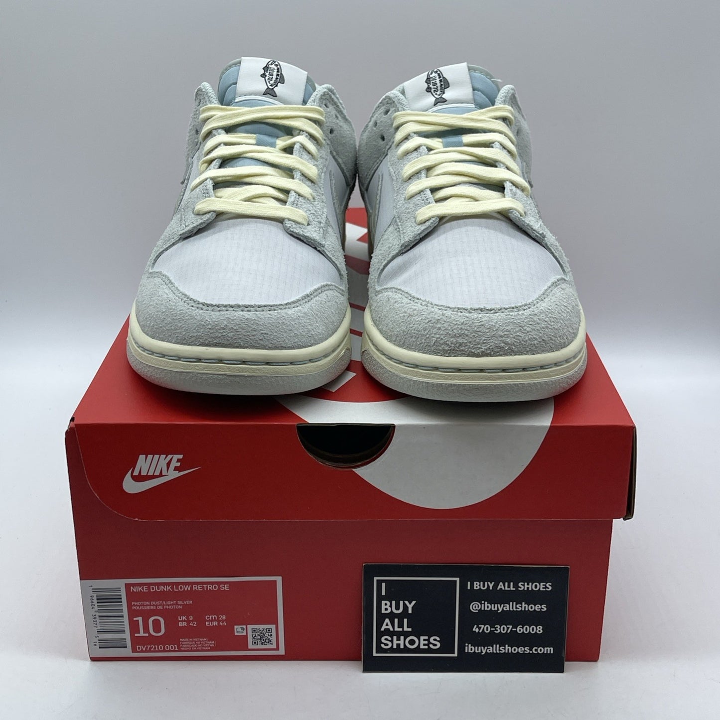 Size 10 - Nike Dunk SE Low Gone Fishing - Chinook Salmon Grey (DV7210-001)