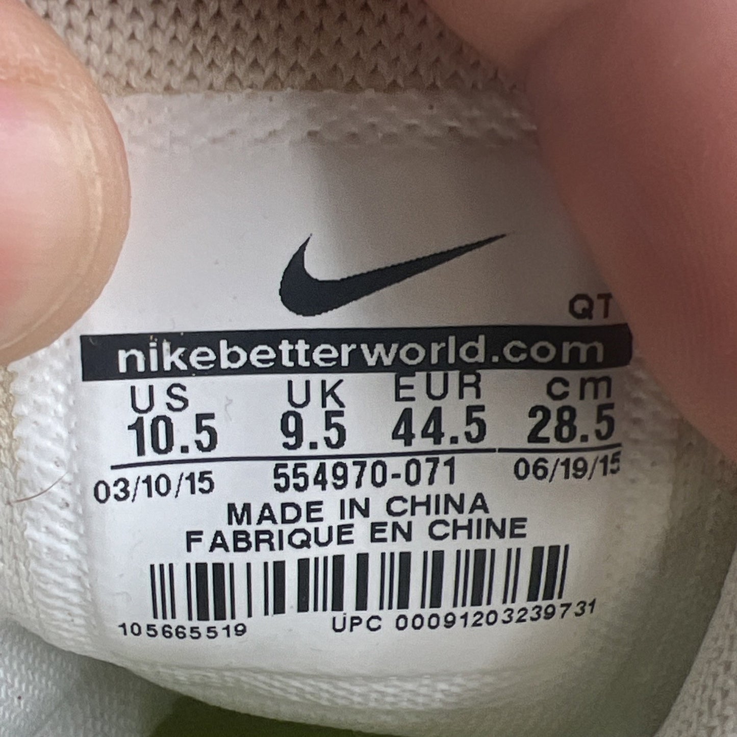 Size 10.5 - Nike Air Max 95 OG 2015 Neon (554970-071)