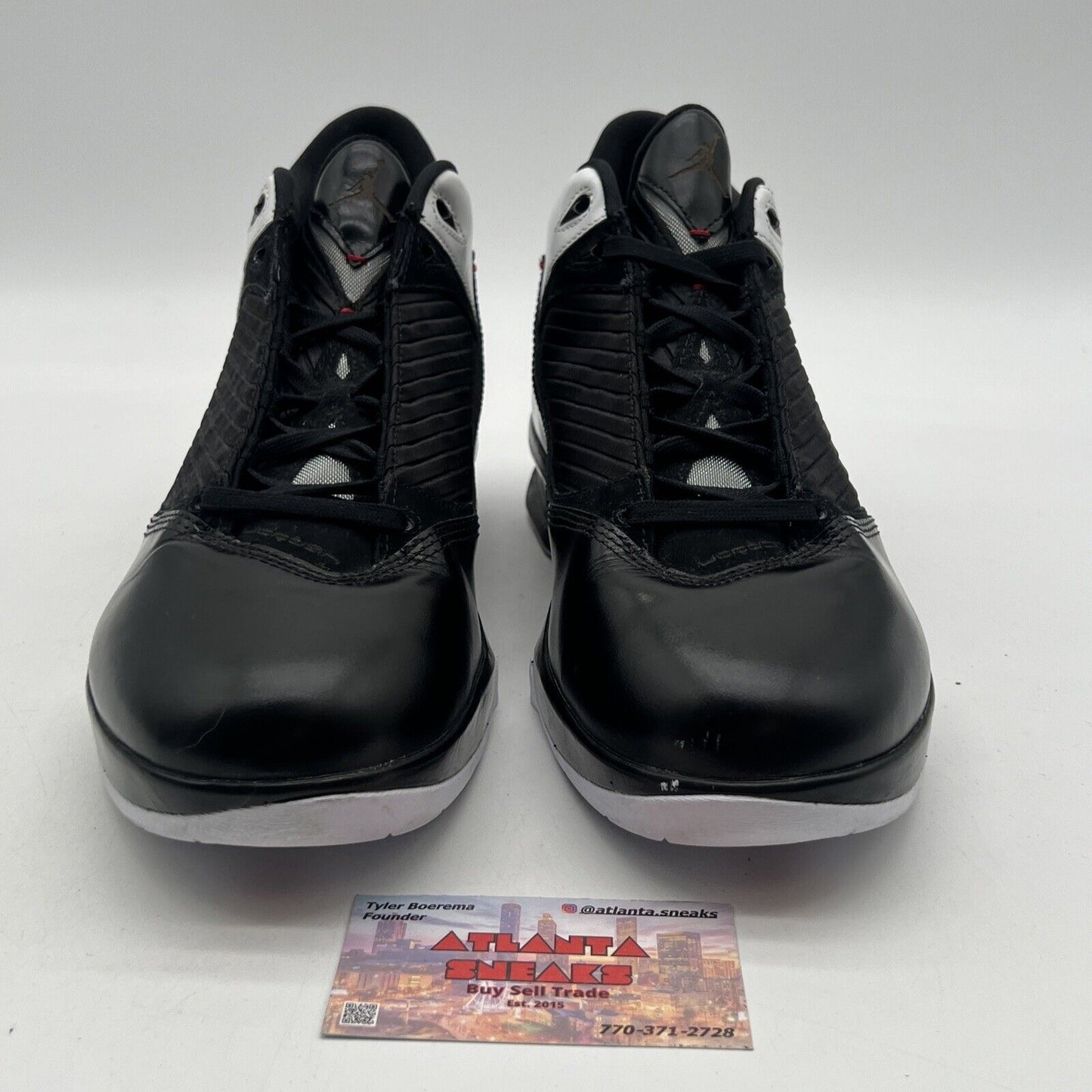 Size 10.5 - Air Jordan 2009 Black White Leather (343084-062)