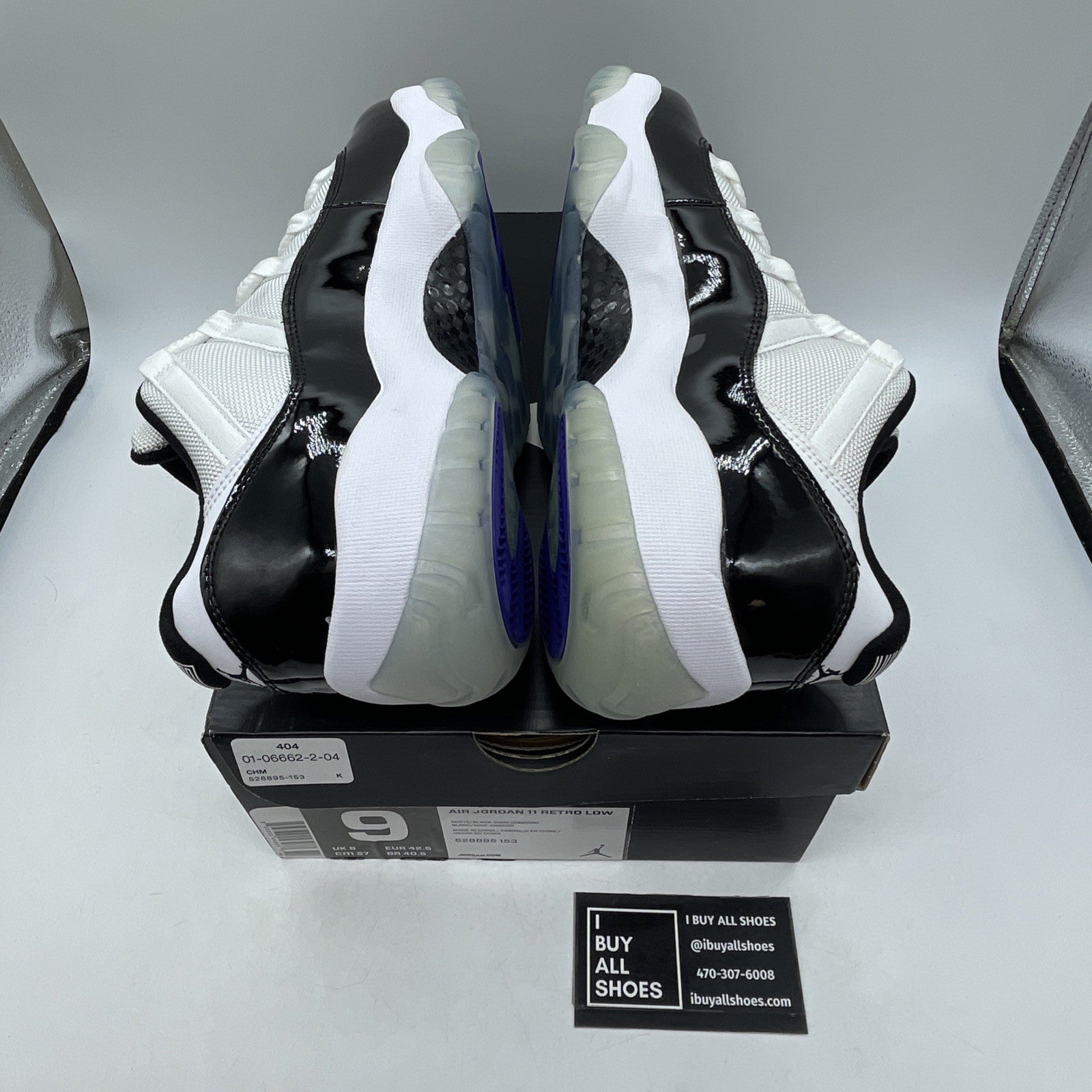 Size 9 - Air Jordan 11 Retro Low Concord (528895-153)