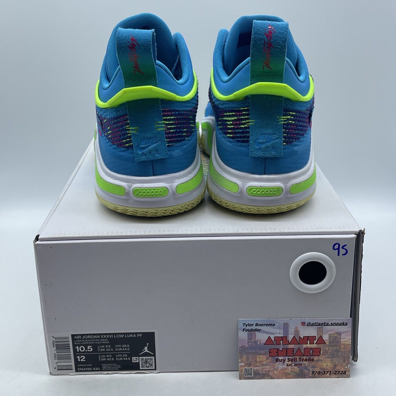 Size 10.5 - Luka Doncic x Air Jordan 36 PF Low Laser Blue White (DN4195-430)