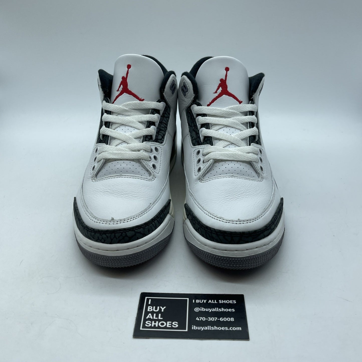 Size 9 - Air Jordan 3 Retro Cement Grey White Suede Leather (CT8532-106)