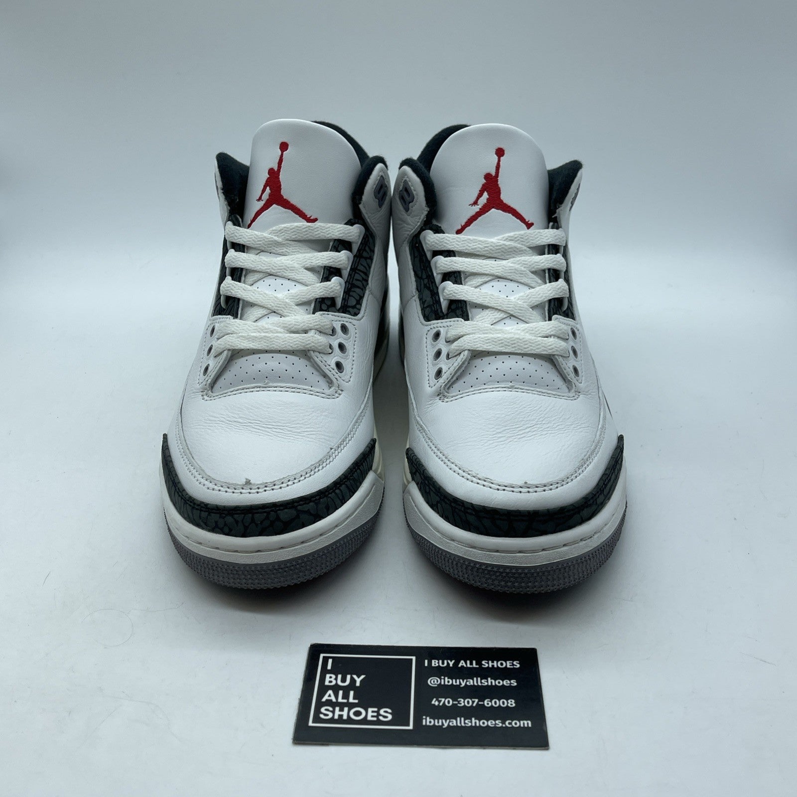 Size 9 - Air Jordan 3 Retro Cement Grey White Suede Leather (CT8532-106)