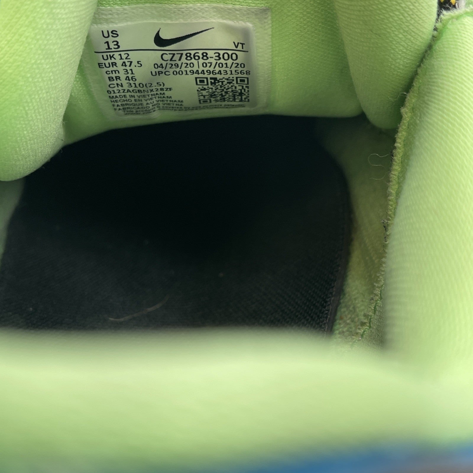 Size 13 - Nike Air Max 97 Green Abyss Illusion Green Blue Suede (CZ7868-300)