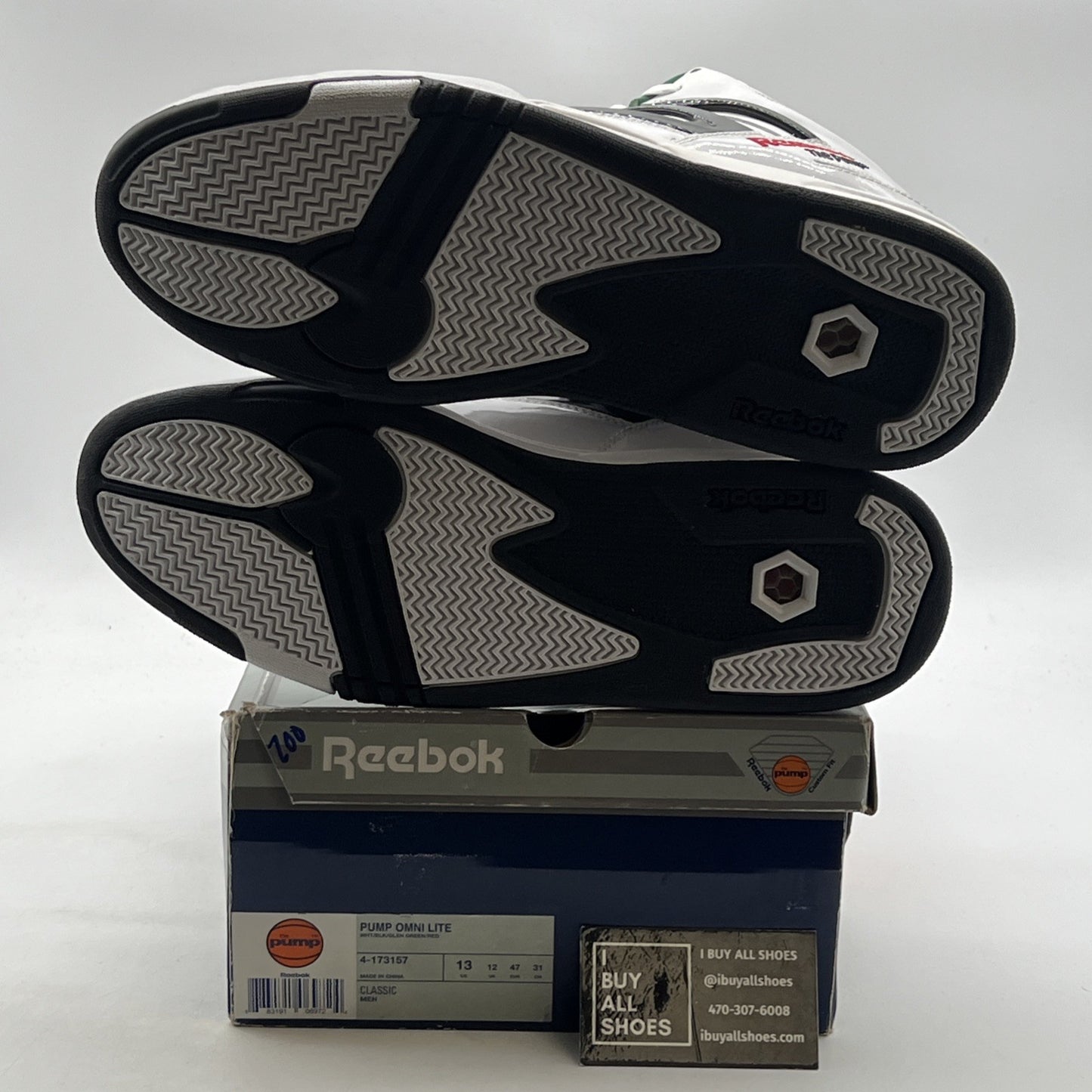 Size 13 - Reebok Pump Omni Lite King Of Spades Royal Flush Pack (4-173157)