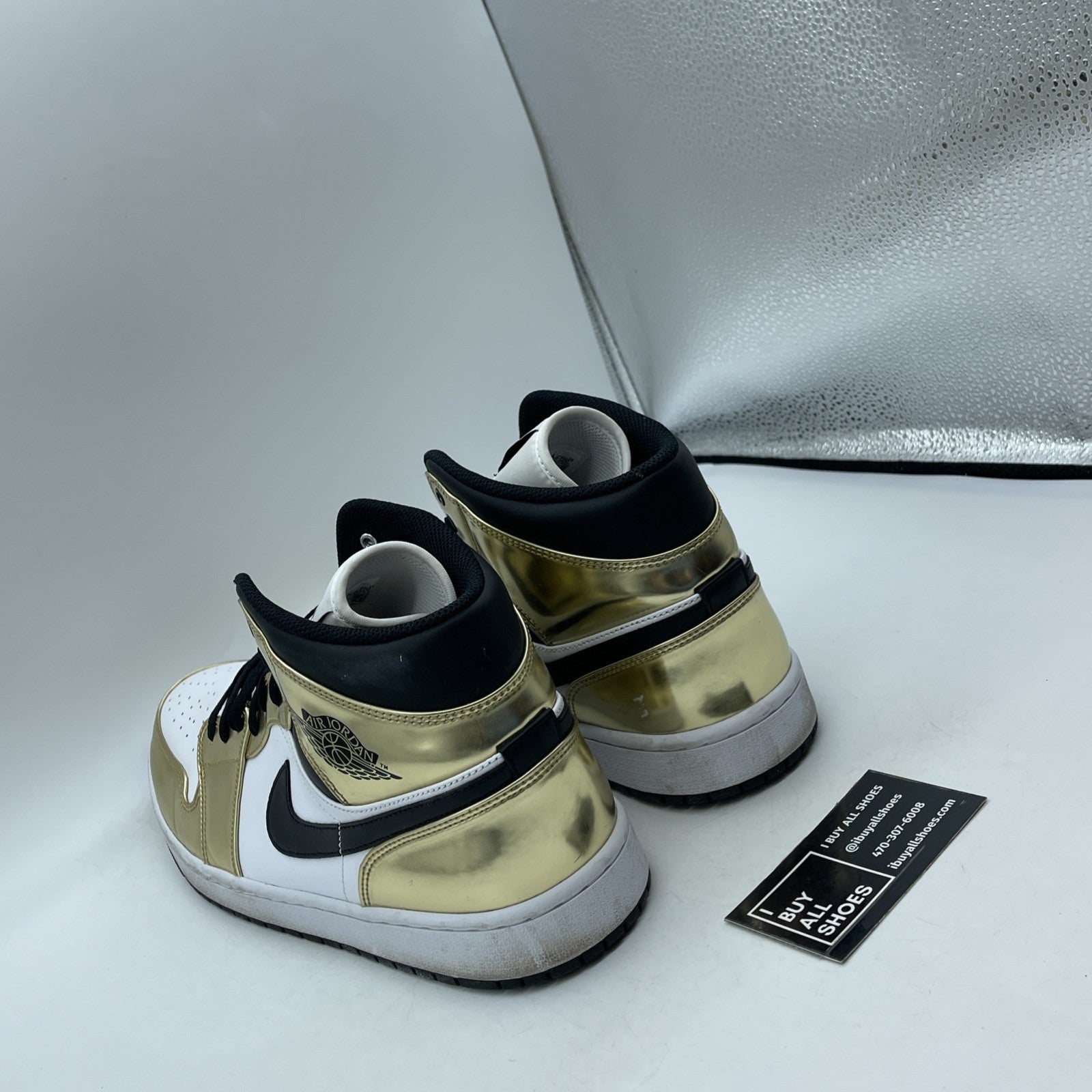 Size 13 - Air Jordan 1 Mid SE Metallic Gold 2020 (DC1419-700)