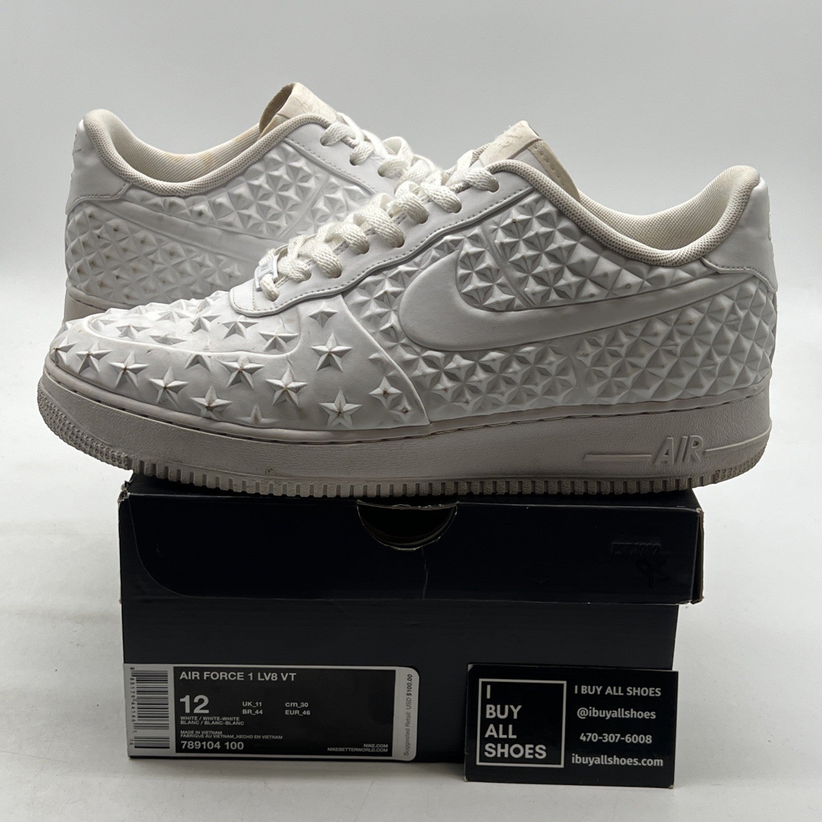 Size 12 - Nike Air Force 1 ’07 LV8 VT Low Independence Day (789104-100)