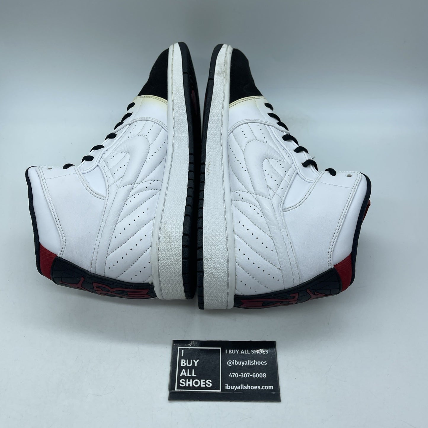 Size 11.5 - Air Jordan 1 Retro '99 White Black Suede Leather (654140-101)