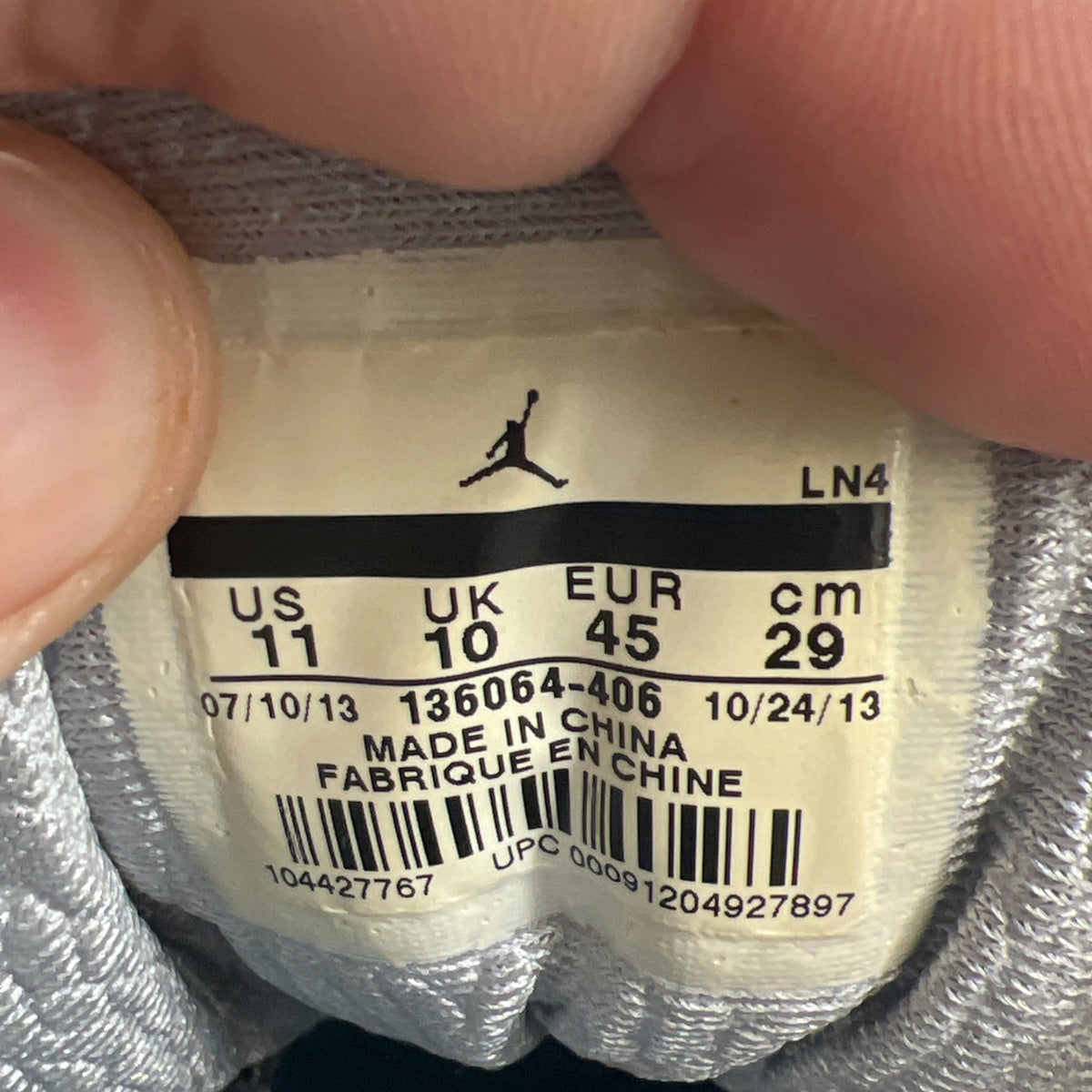 Size 11 - Air Jordan 3 Retro Powder Blue (136064-406)