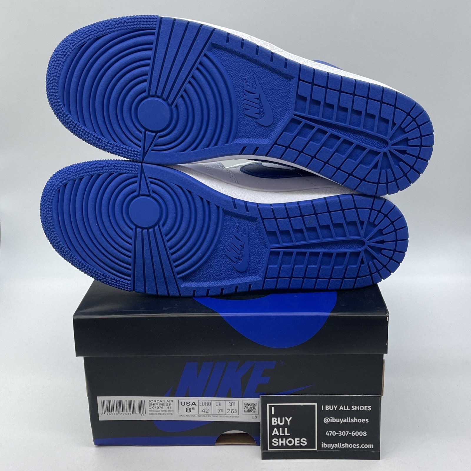 Size 8.5 - A Ma Maniére x Jordan Air Ship PE SP Game Royal Leather (DX4976-141)