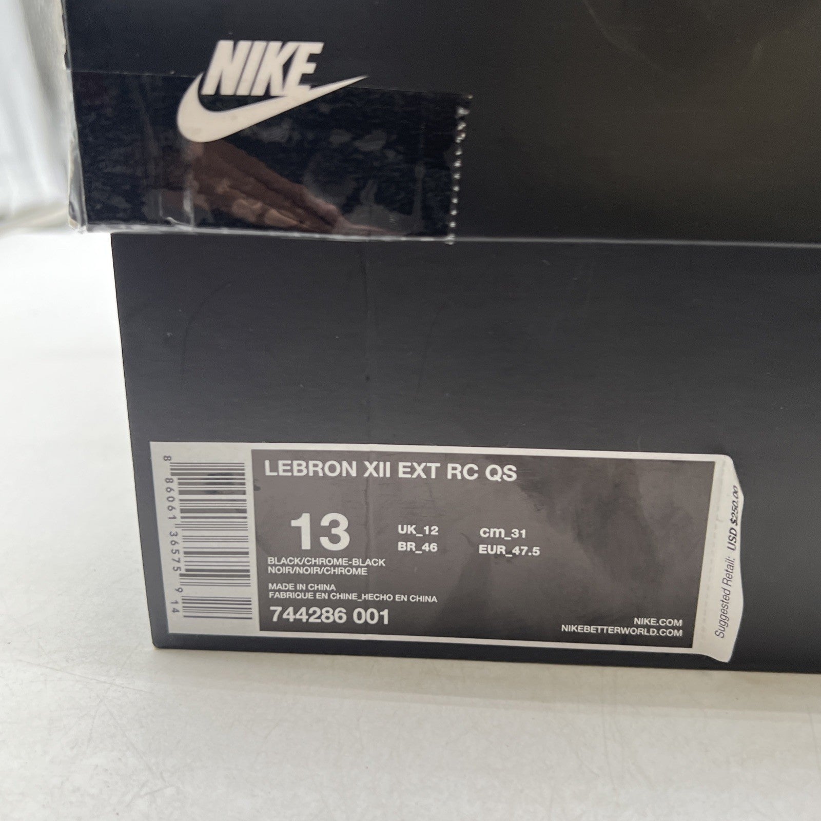 Size 13 - Nike LeBron 12 EXT Rubber City (744286-001)