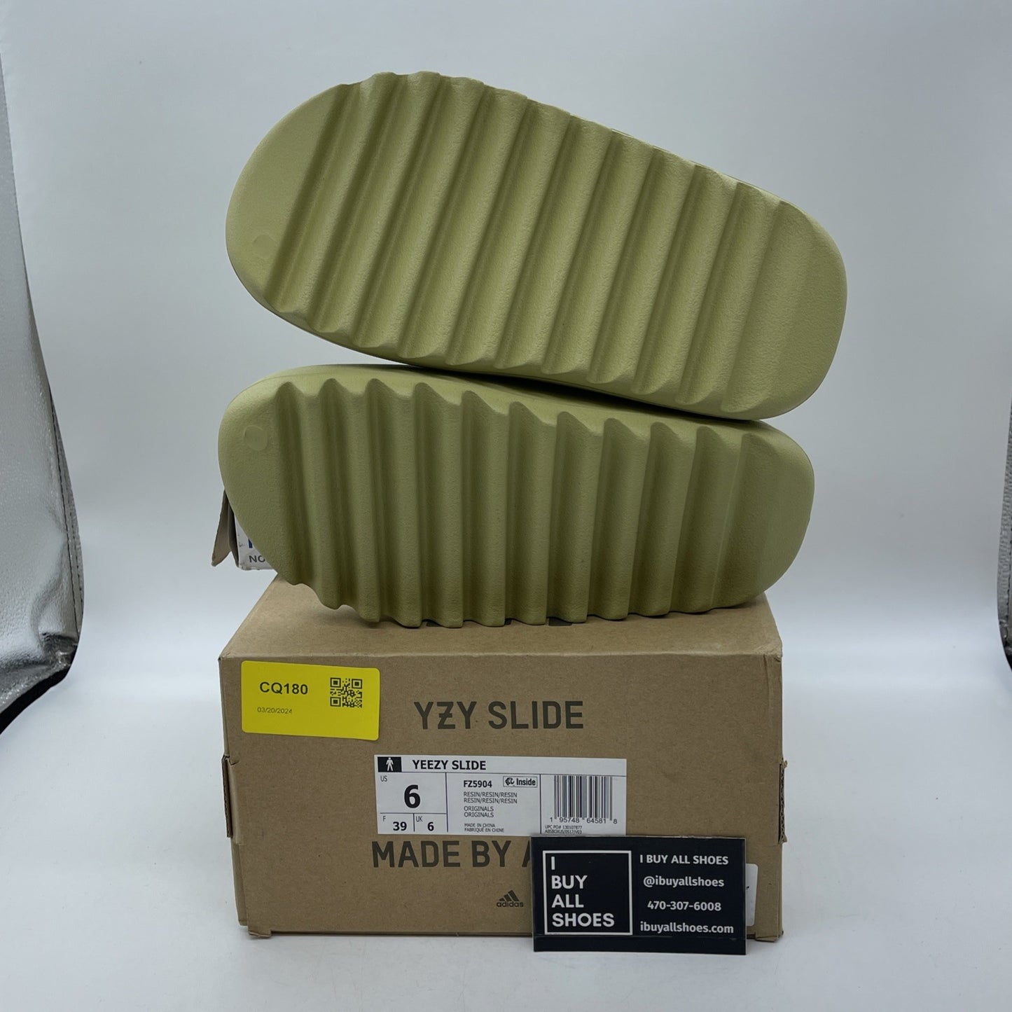 Size 6 - Adidas Yeezy Slide Resin 2022 (FZ5904)