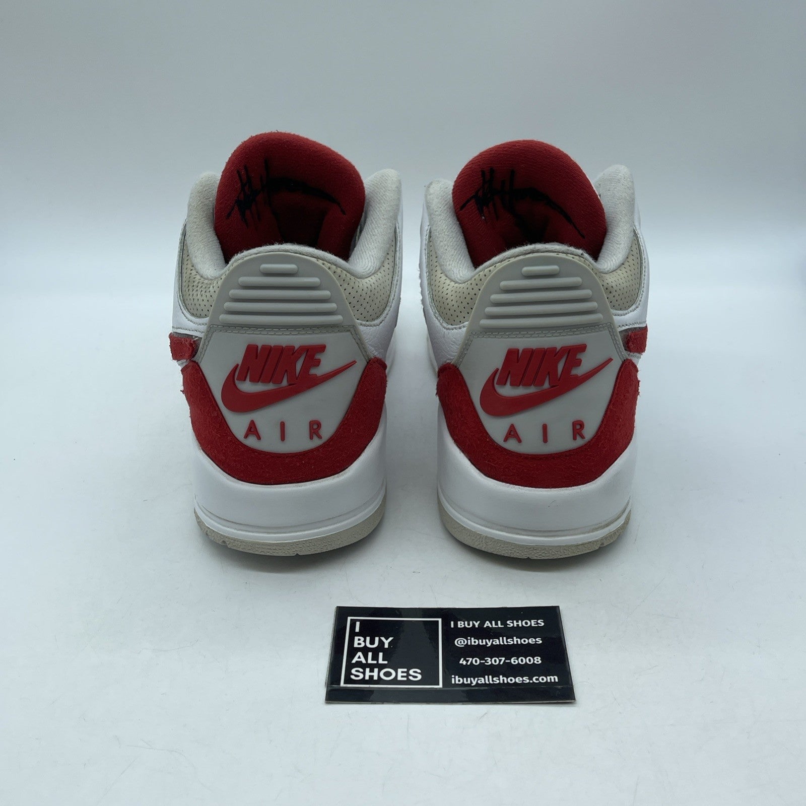 Size 10 - Jordan 3 Retro Tinker Air Max 1 2019 Red White Suede (CJ0939-100)