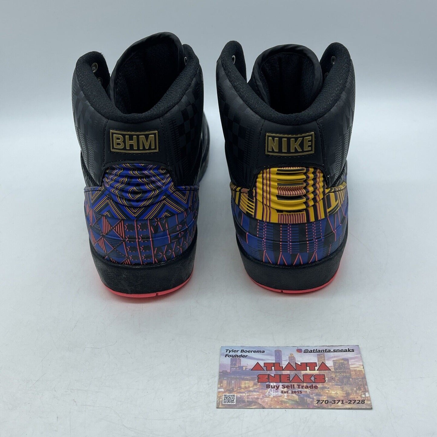 Size 9 - Air Jordan 2 Retro 2019 Black History Month Black Blue (BQ8618-007)