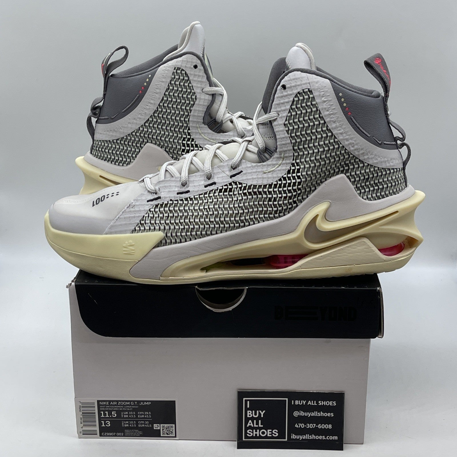 Size 11.5 - Nike Air Zoom GT Jump Vast Grey (CZ9907-002)