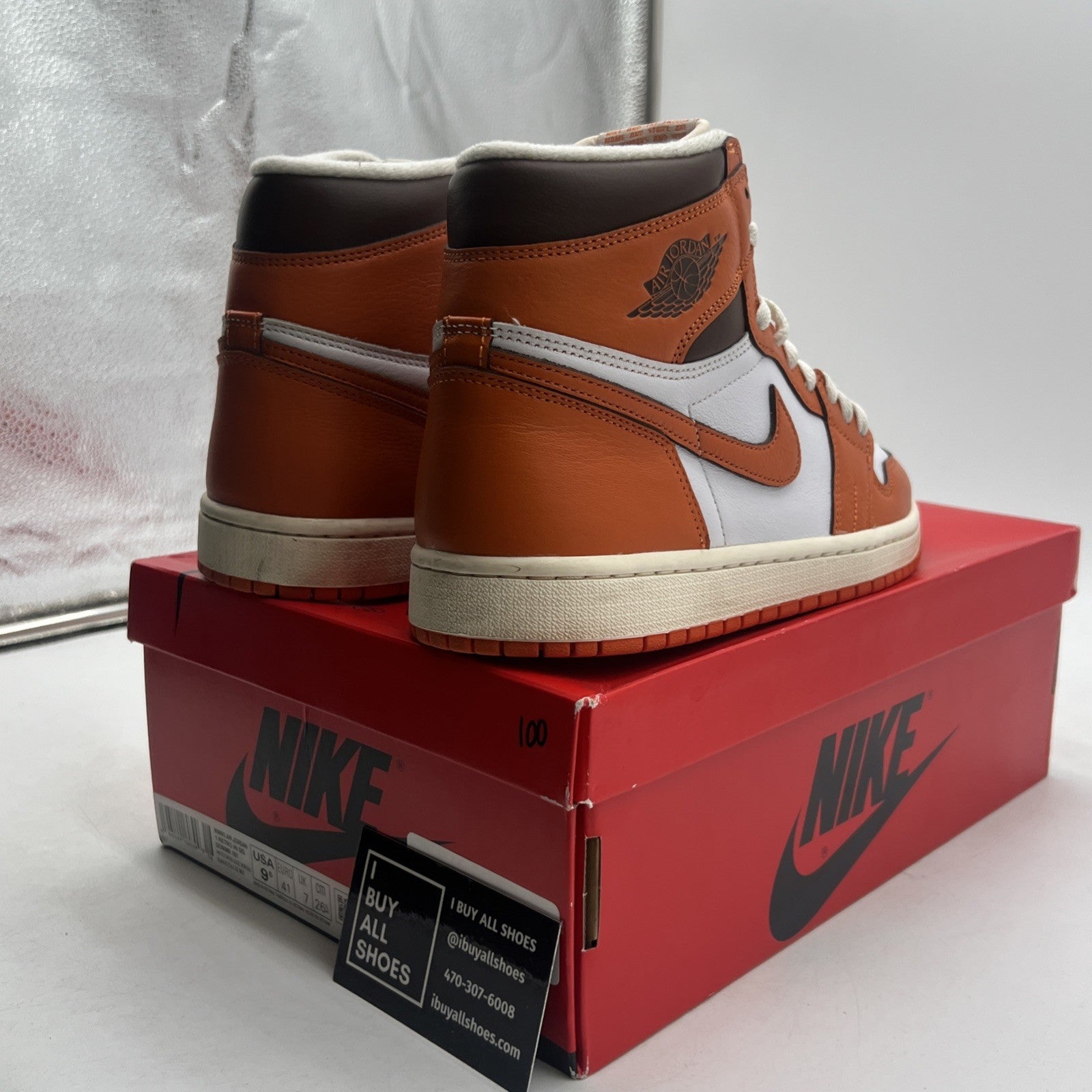 Size 9.5 - Air Jordan 1 Retro High OG Starfish W (DO9369-101)