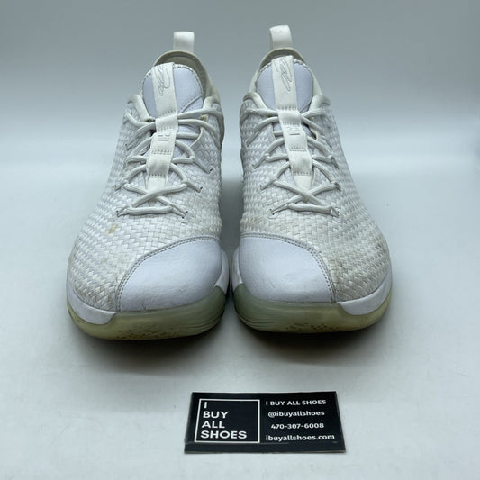 Size 13 - Nike LeBron 14 Low Ice Suede Leather (878636-101)