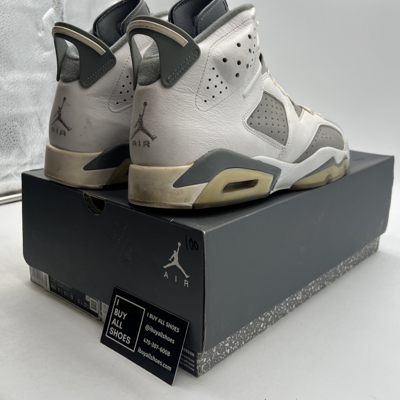 Size 10.5 - Air Jordan 6 Retro Low Cool Grey (CT8529-100)
