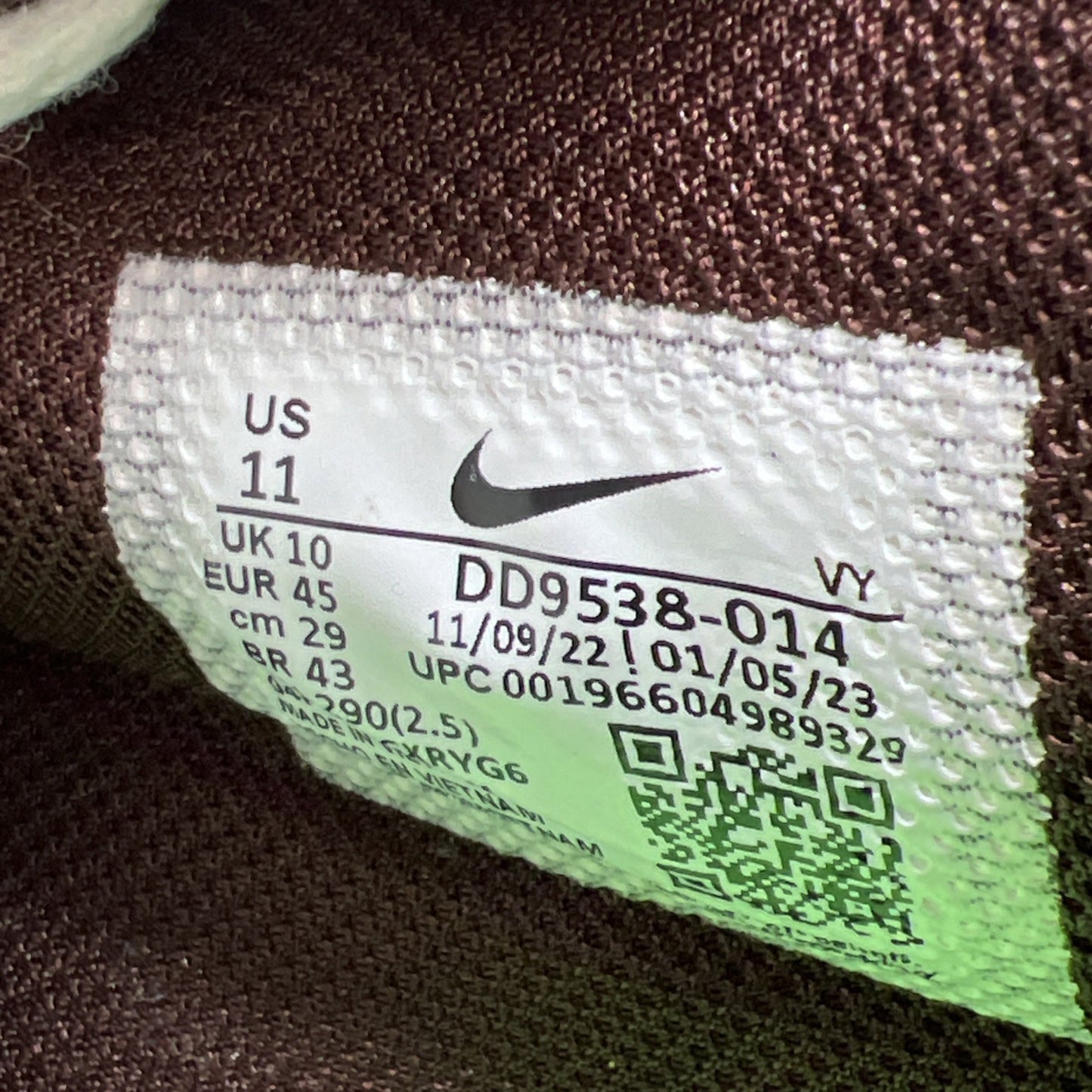 Size 11 - Nike KD Trey 5 X Light Orewood Green Strike (DD9538-014)
