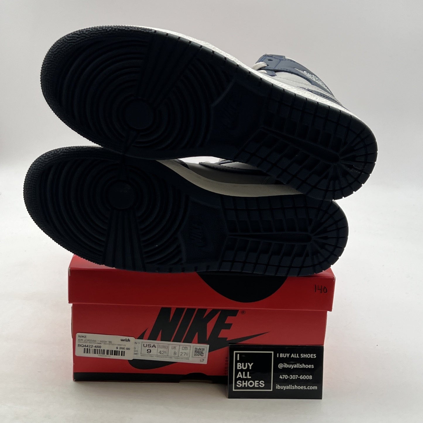 Size 9 - Air Jordan 1 Retro '85 High Georgetown (BQ4422-400)