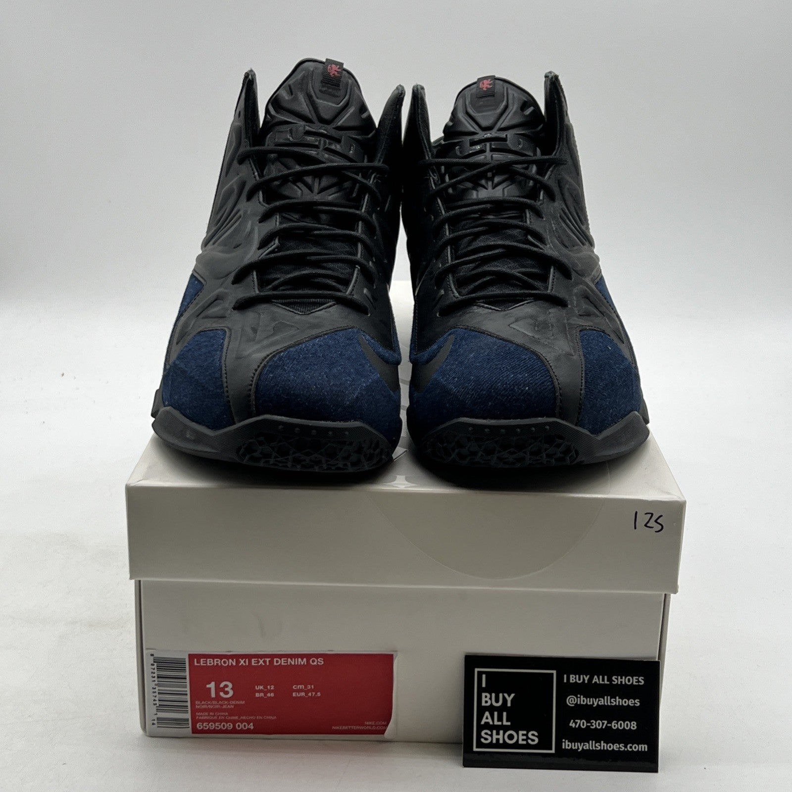 Size 13 - Nike LeBron 11 EXT Denim QS Denim (659509-004)