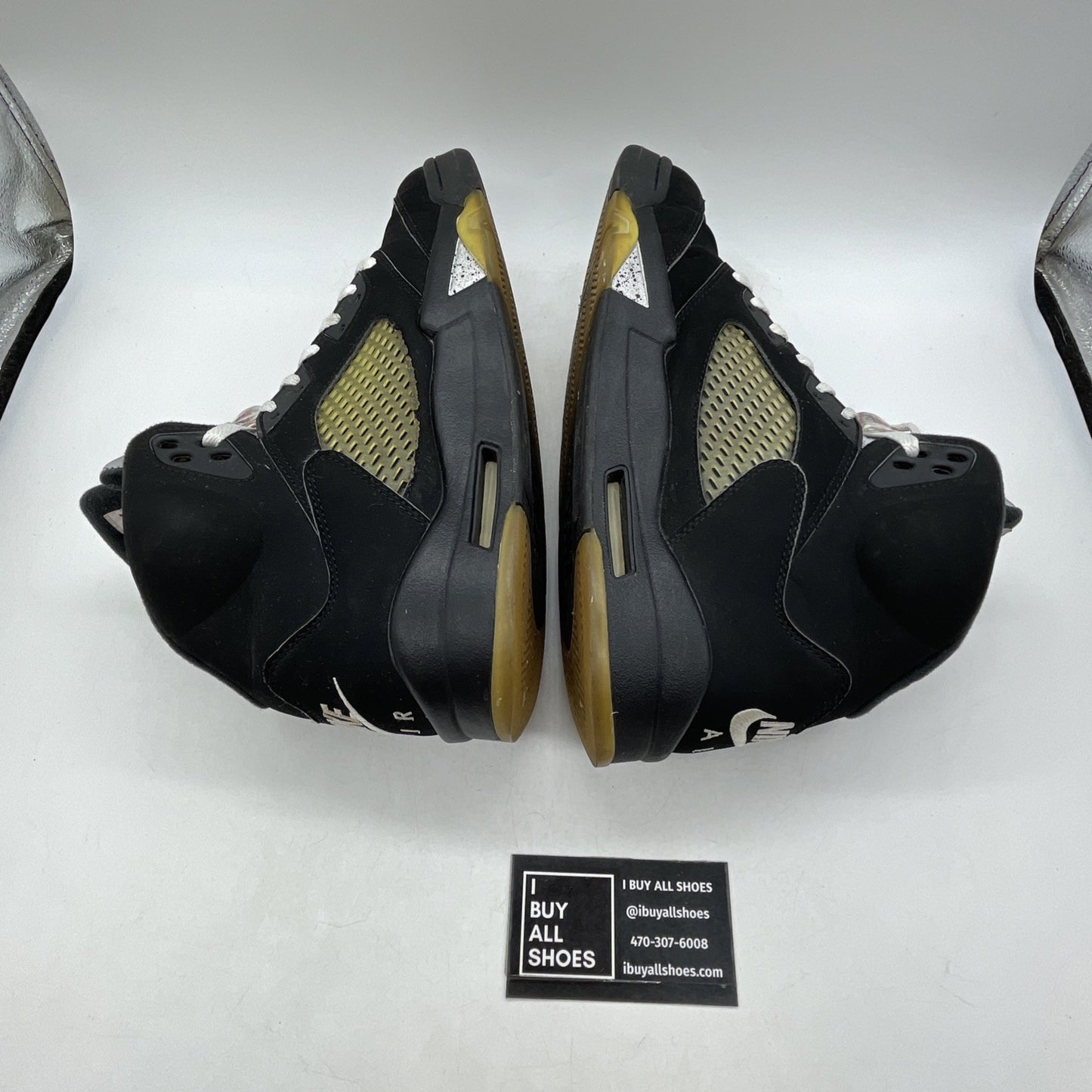 Size 10 - Air Jordan 5 OG Mid Metallic Silver (845035-003)
