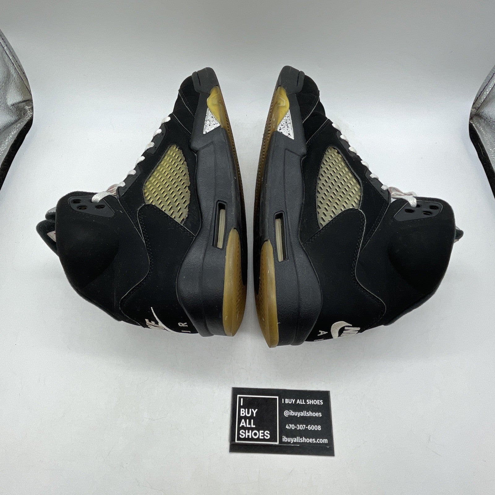 Size 10 - Air Jordan 5 OG Mid Metallic Silver (845035-003)