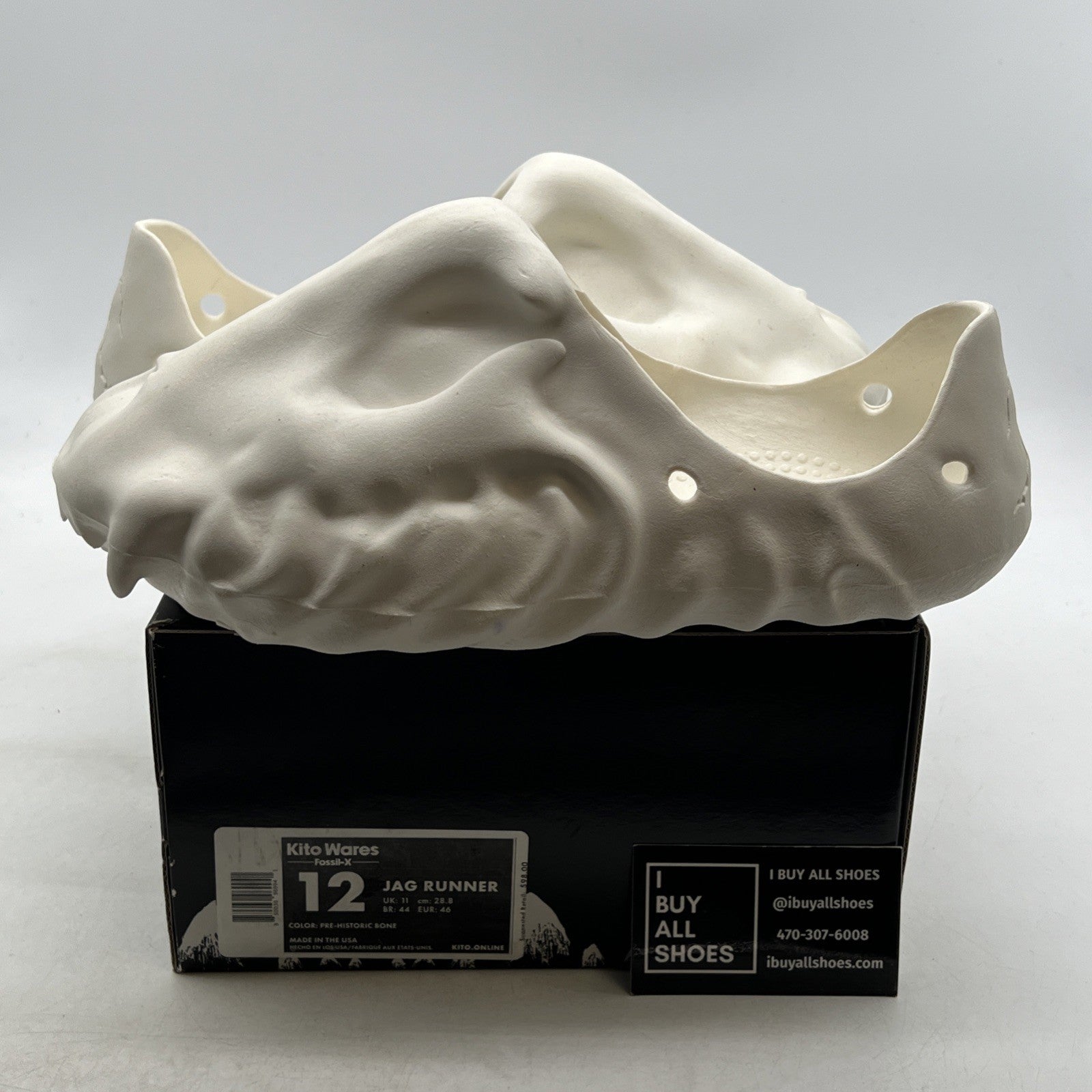 Size 12 - Kito Wares Fossil-X Jag Runners “Pre-Historic Bone”