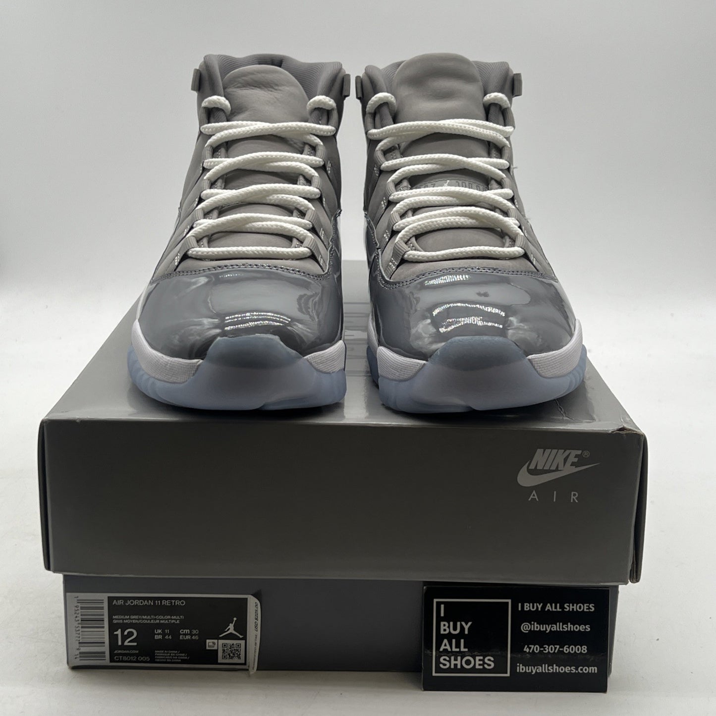 Size 12 - Air Jordan 11 Retro High Cool Grey (CT8012-005)