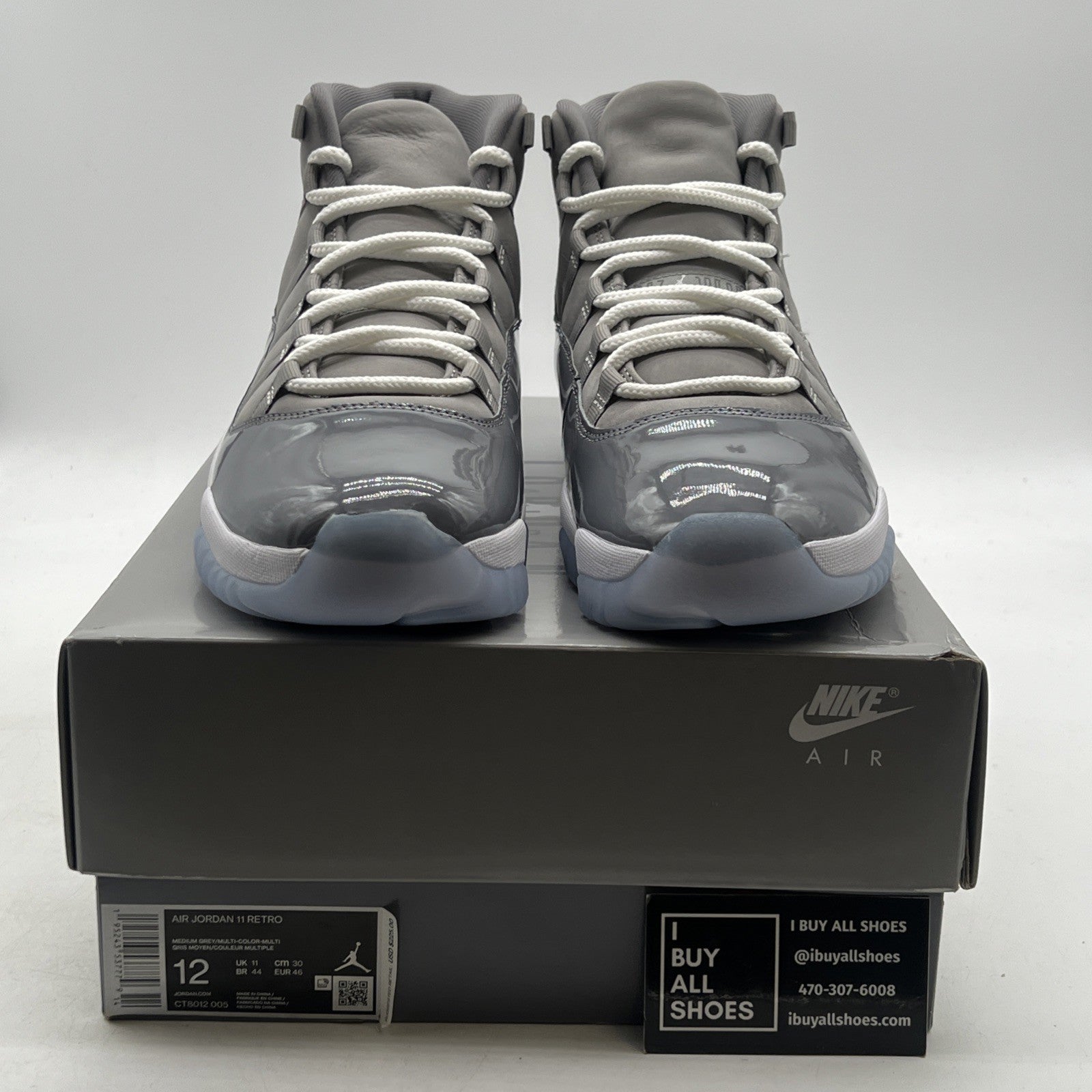 Size 12 - Air Jordan 11 Retro High Cool Grey (CT8012-005)