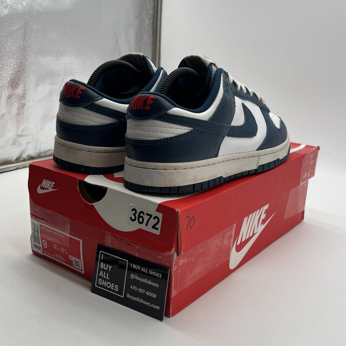 Size 9 - Nike Dunk Low Velarian Blue/White (DD1391-400)