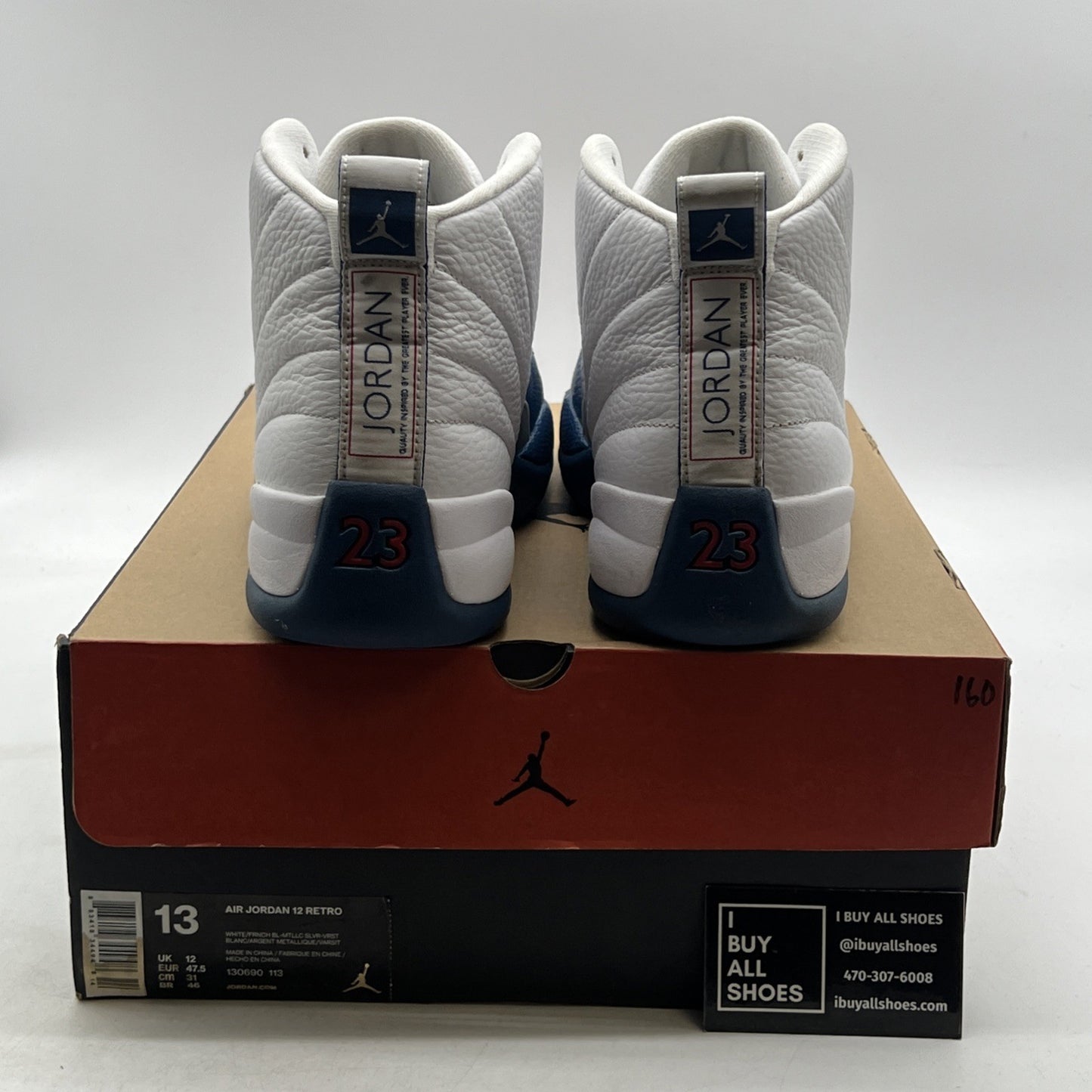 Size 13 - Air Jordan 12 Retro French Blue 2016 (130690-113)