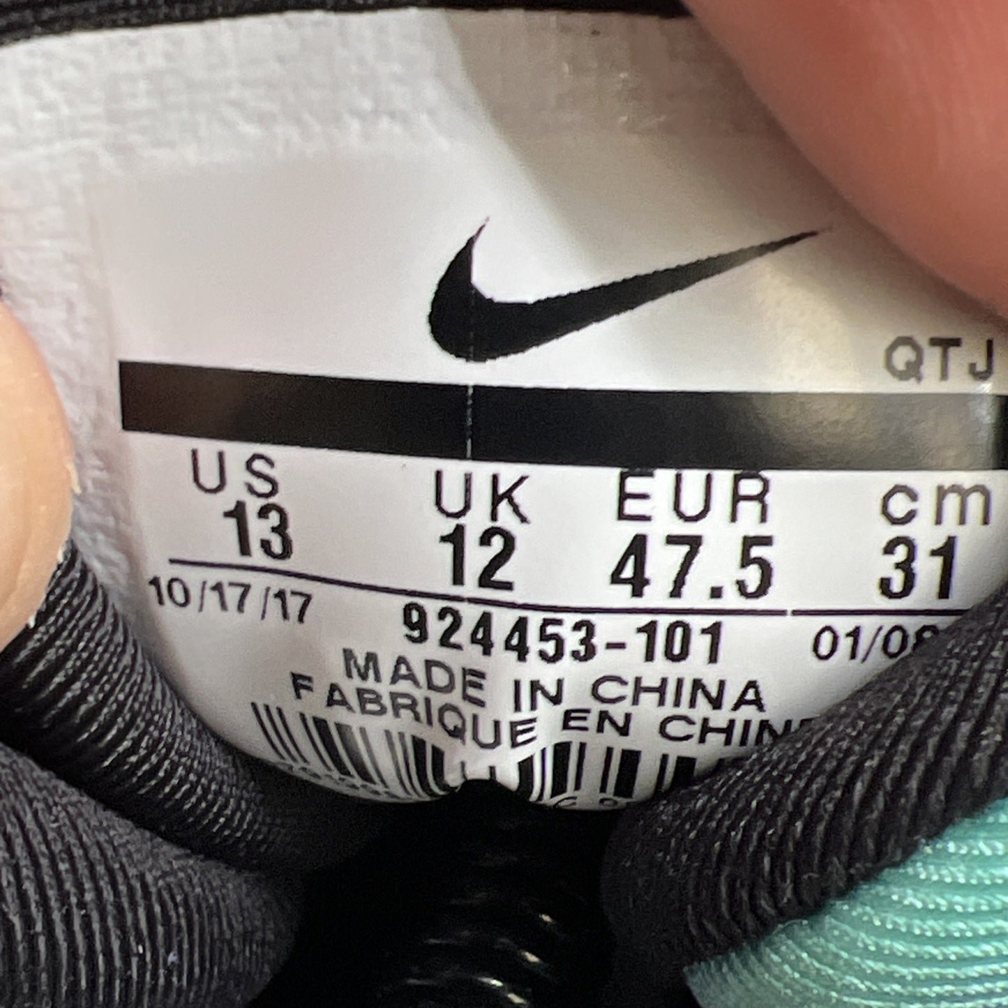 Size 13 - Nike Air VaporMax Plus Grape (924453-101)