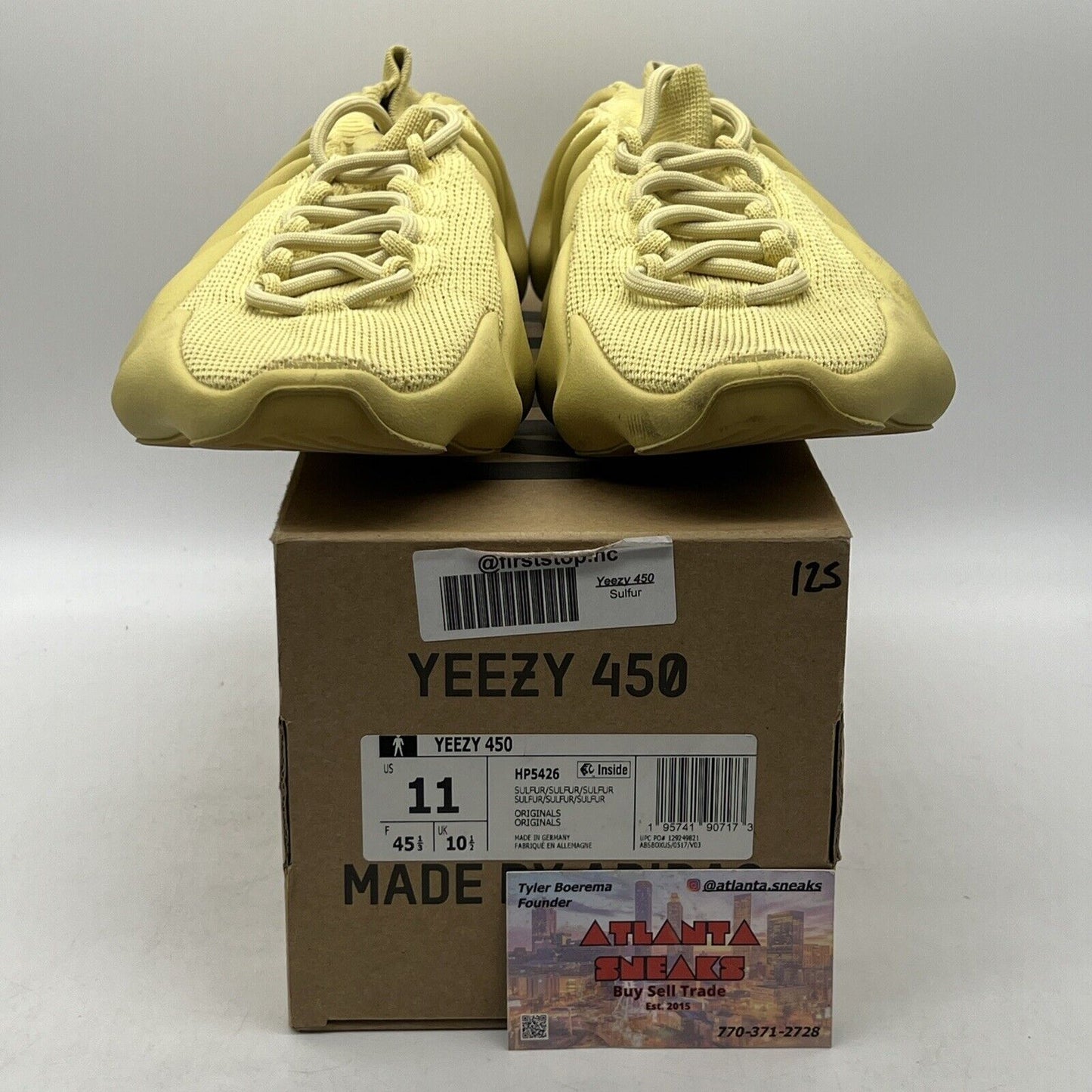 Size 11 - adidas Yeezy 450 Sulfur (HP5426)