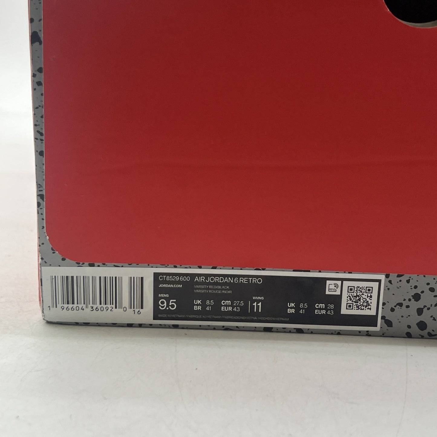 Size 9.5 - Air Jordan 6 Retro Toro Bravo (CT8529-600)