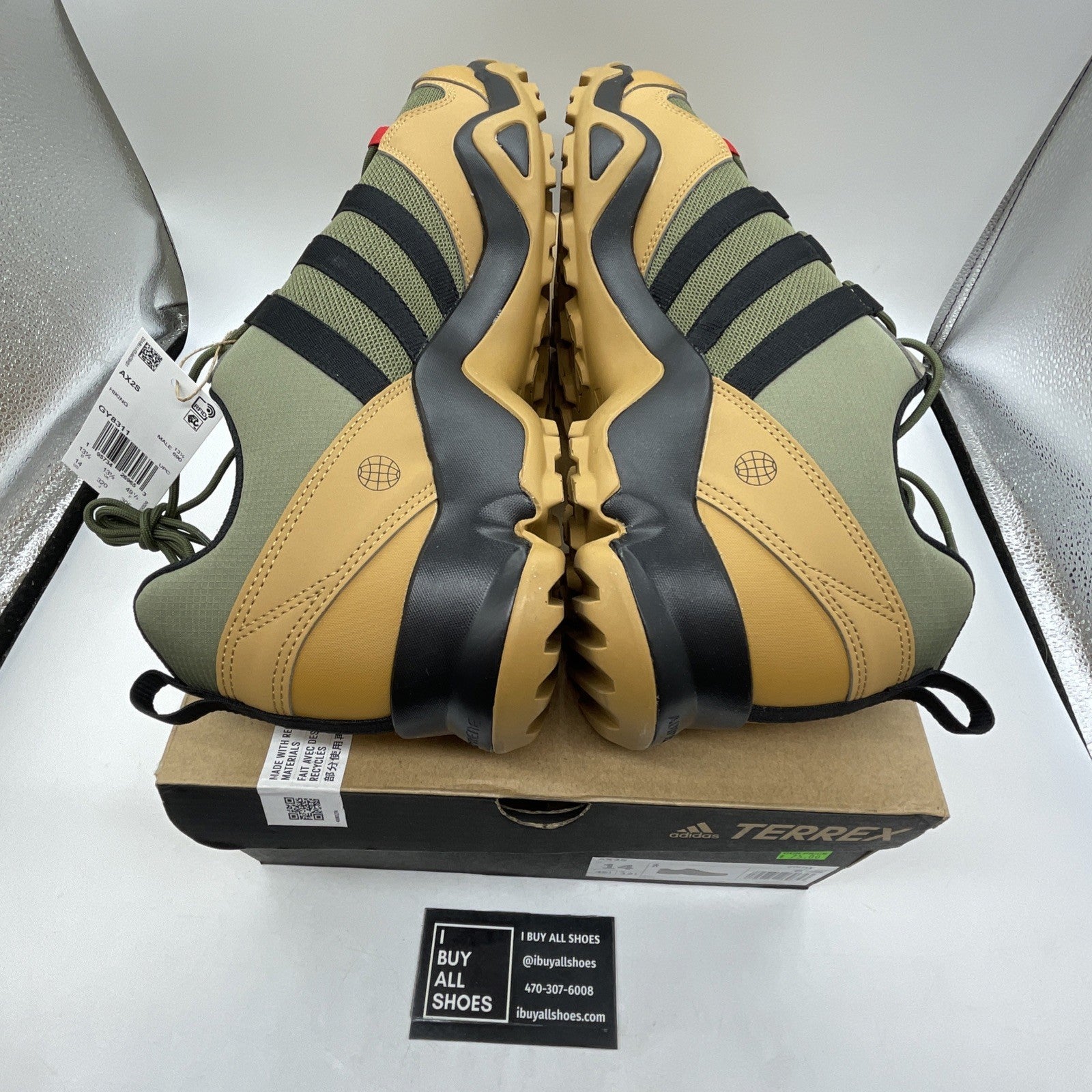 Size 14 - adidas AX2 S Green (GY8311)