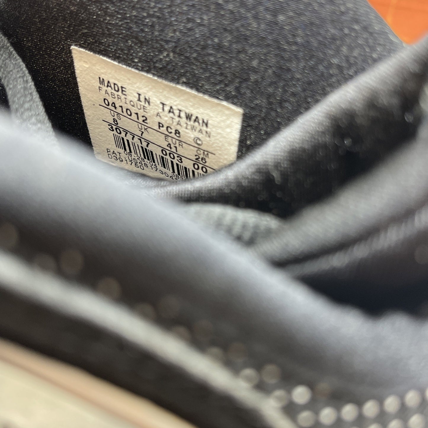 Size 8 - Nike Total Air Foamposite Max Silver Black Suede (307717-003)