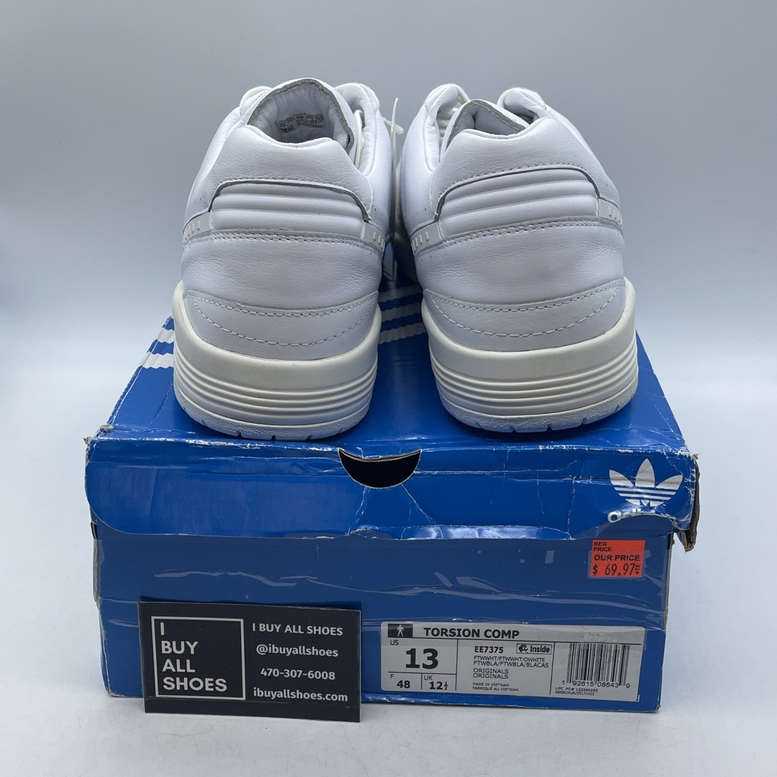 Size 13 - Adidas Torison Comp Cloud White (EE7375)