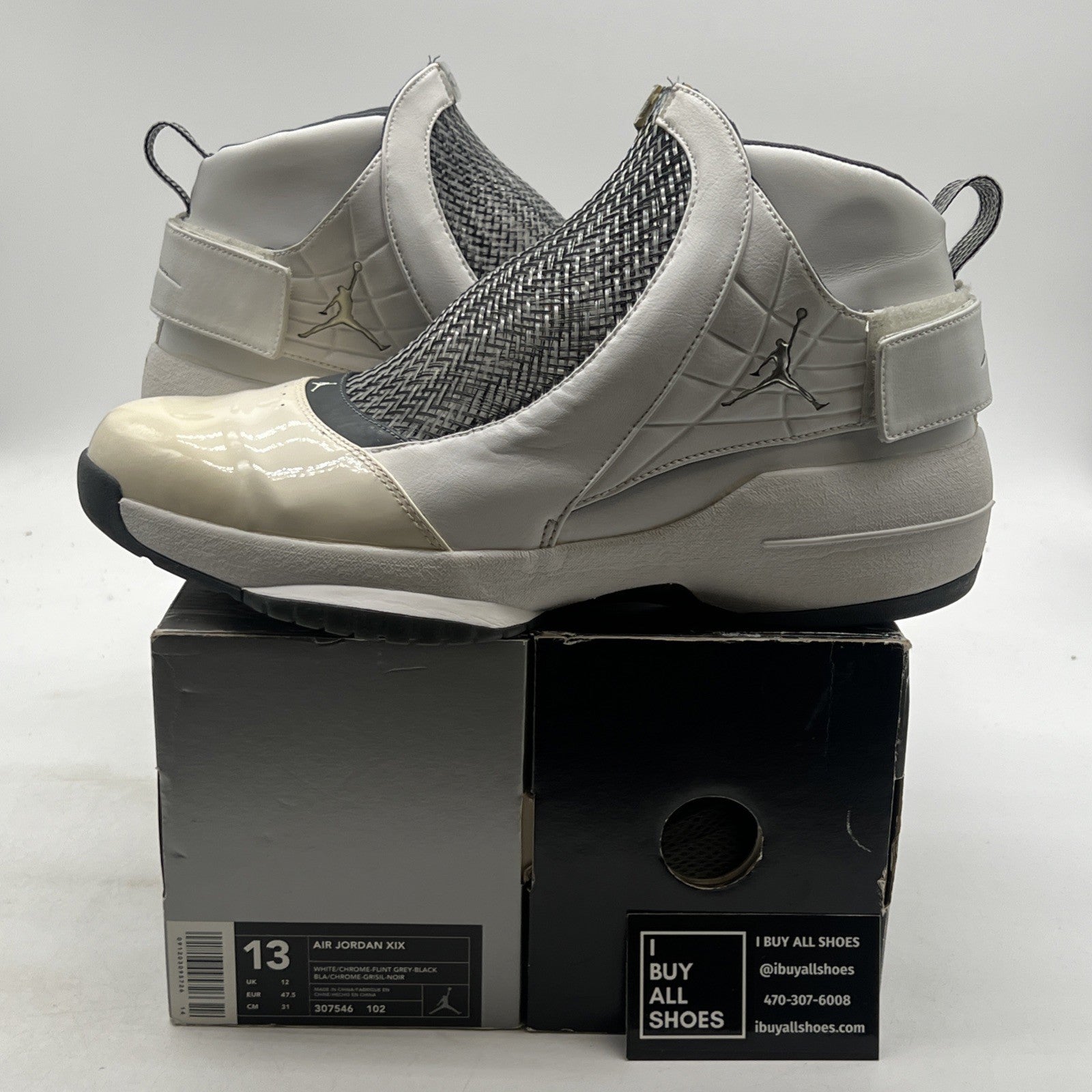 Size 13 - Air Jordan 19 OG 2004 Flint (307546-102)