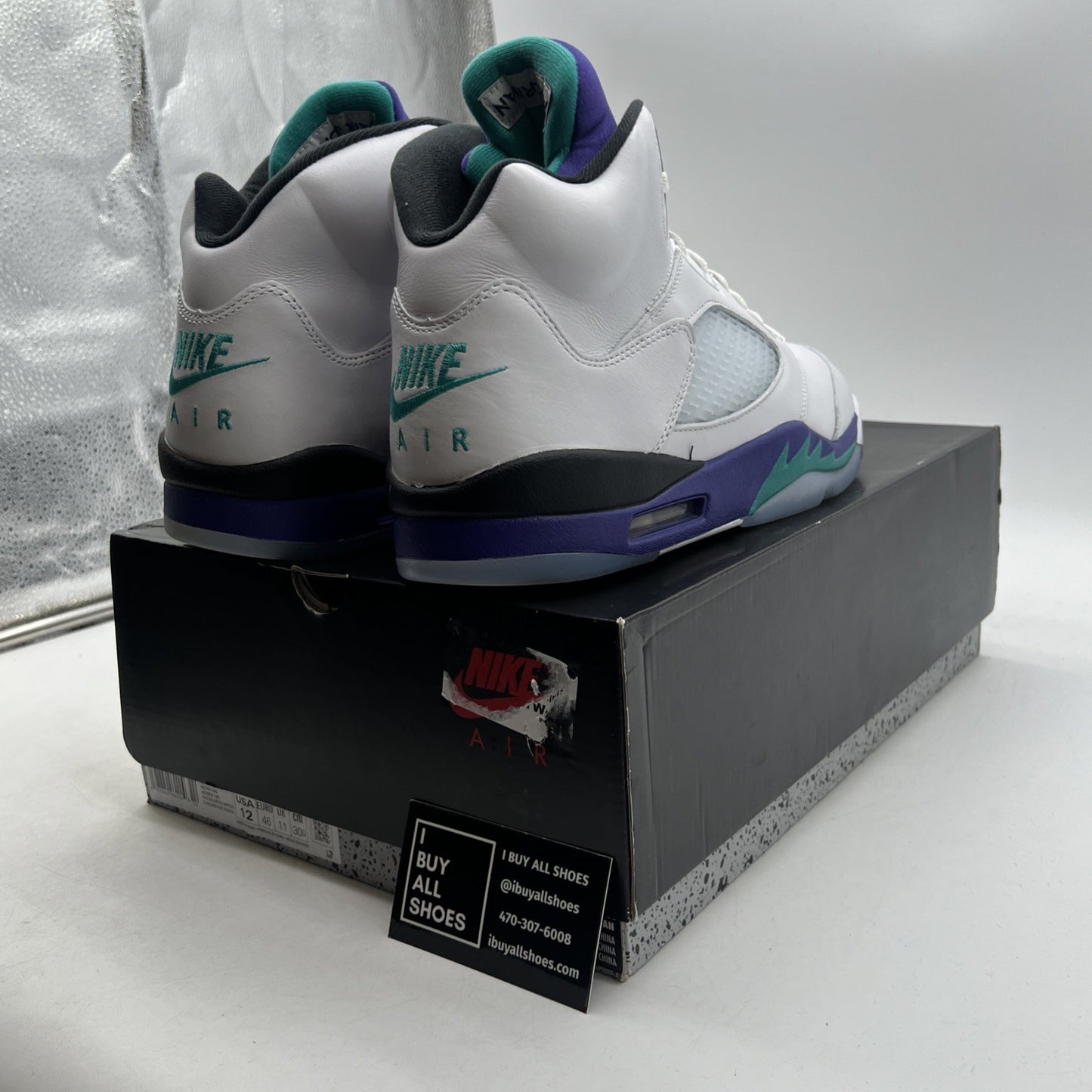 Size 12 - Air Jordan 5 Retro Grape 2013 (HQ7978-100)