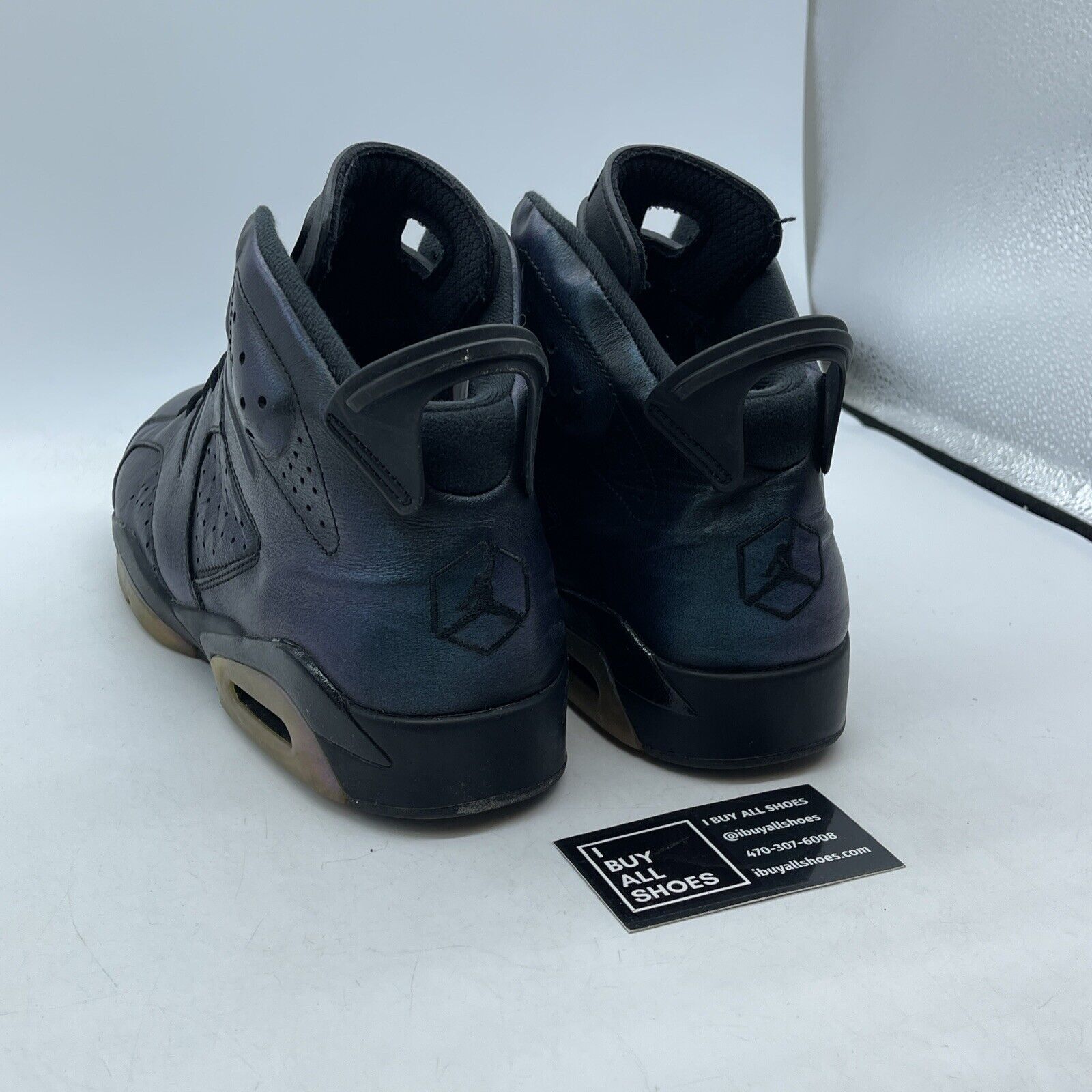 Size 11.5 - Air Jordan 6 Retro All Star Chameleon Blue Purple (907961-015)